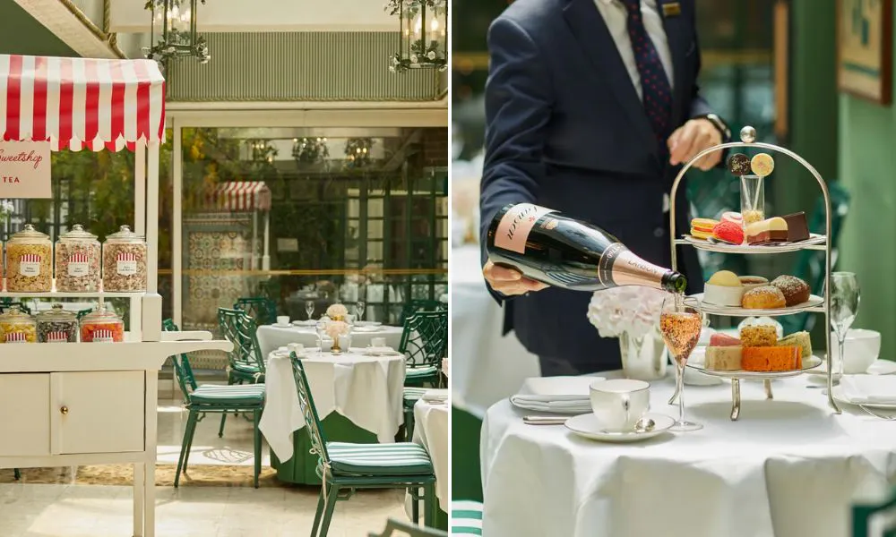 sweetshop afternoon tea at the chesterfield