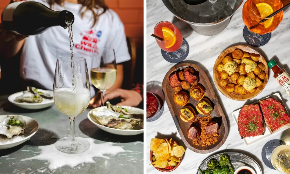 brunch croquetas and cava at bar kroketa