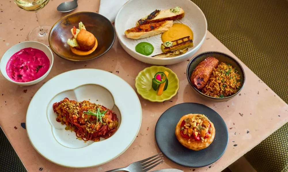 Various dishes from Chishuru's tasting menu