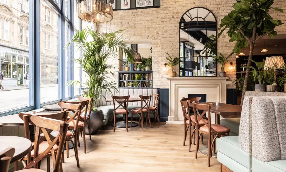 refined interiors at Coppa Club Clifton