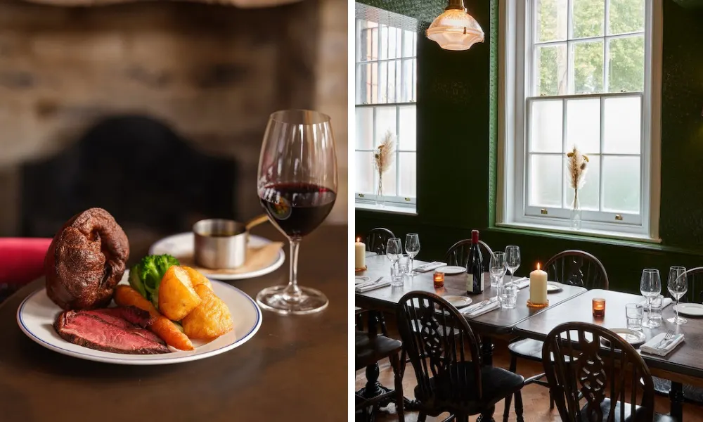 Sunday roast and private pub room