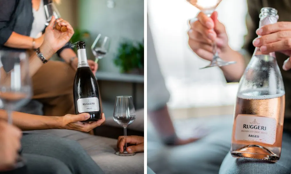 Bottles of Prosecco
