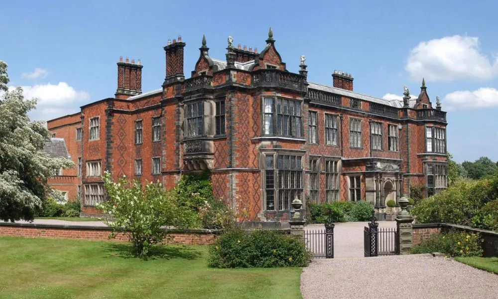 the exteriors and gardens at Arley Hall