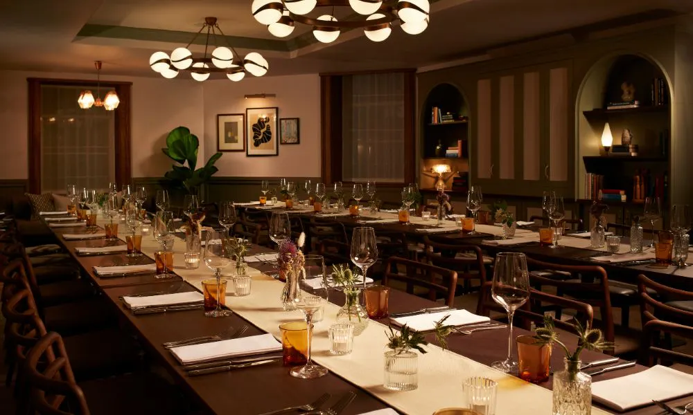 The private dining space at The Hoxton