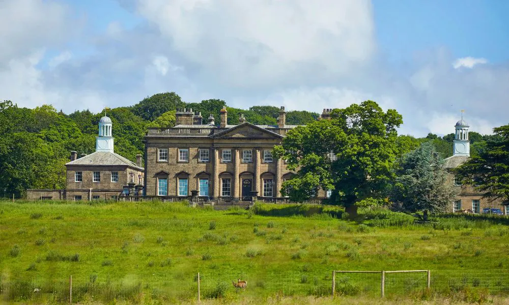 the exterior and grounds at Denton Hall