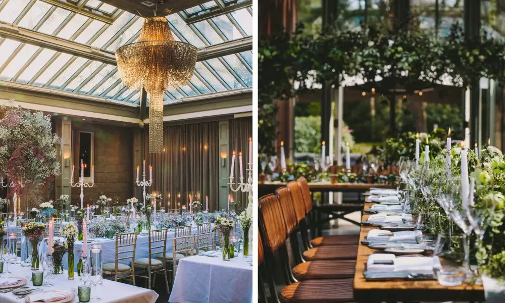 Beautiful dining room at Hampton Manor