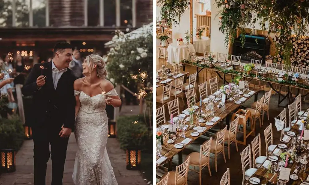 Houchins farmhouse wedding venue in Coggeshall, Essex