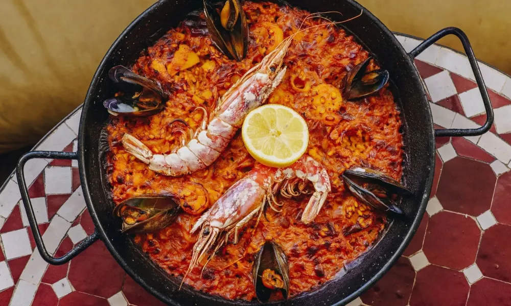 cafe andaluz signature paella