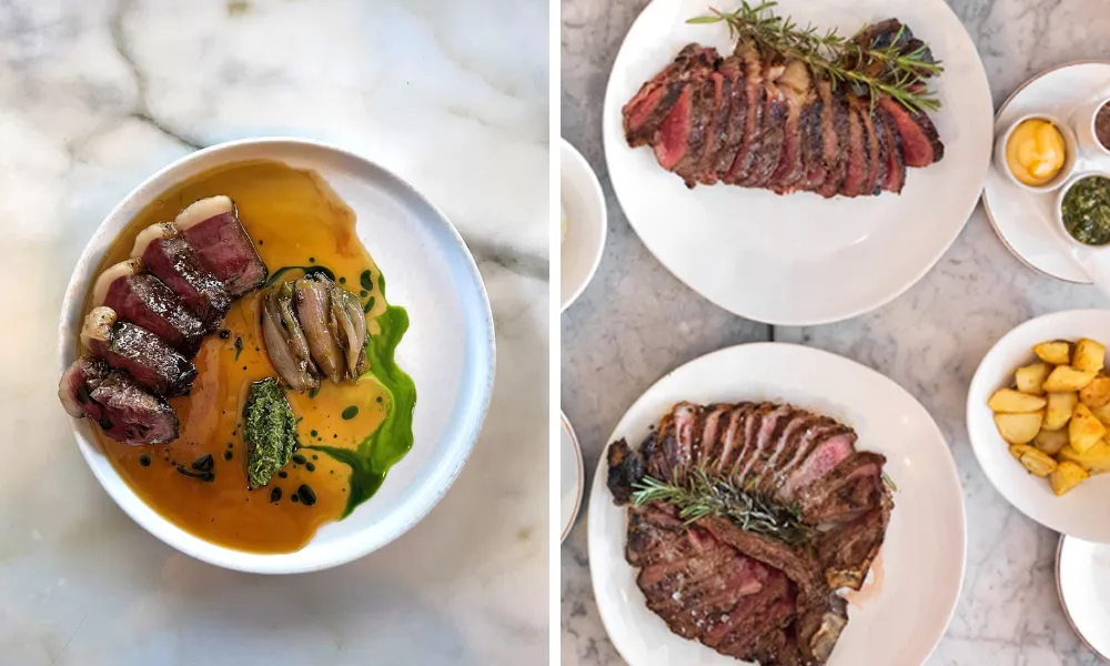 dishes at twist connubio