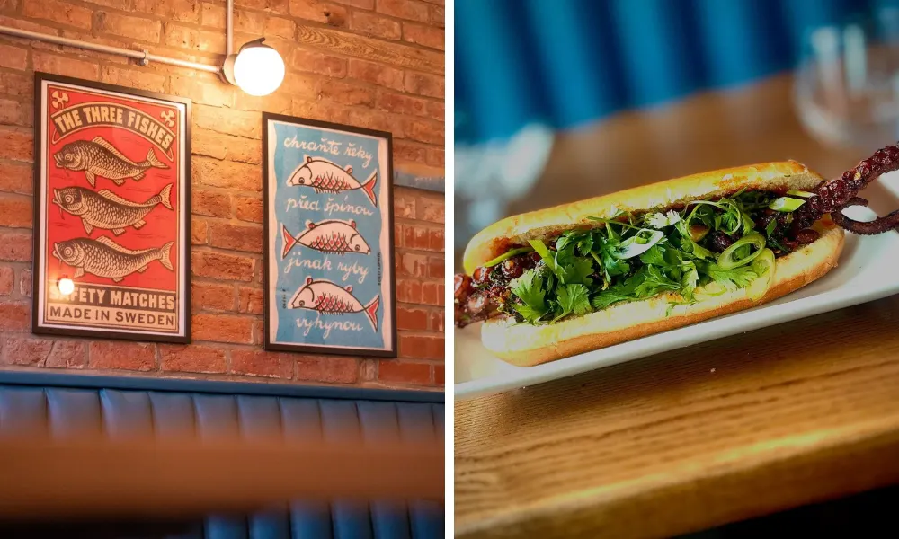octopus hot dog at chips at no 8