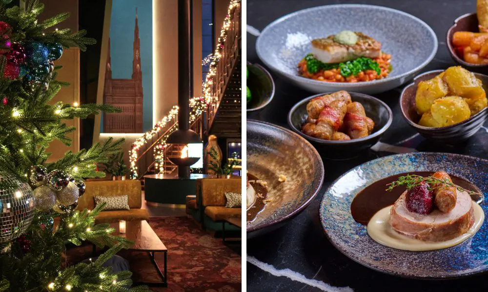 festive interiors and turkey ballotine with all the trimmings