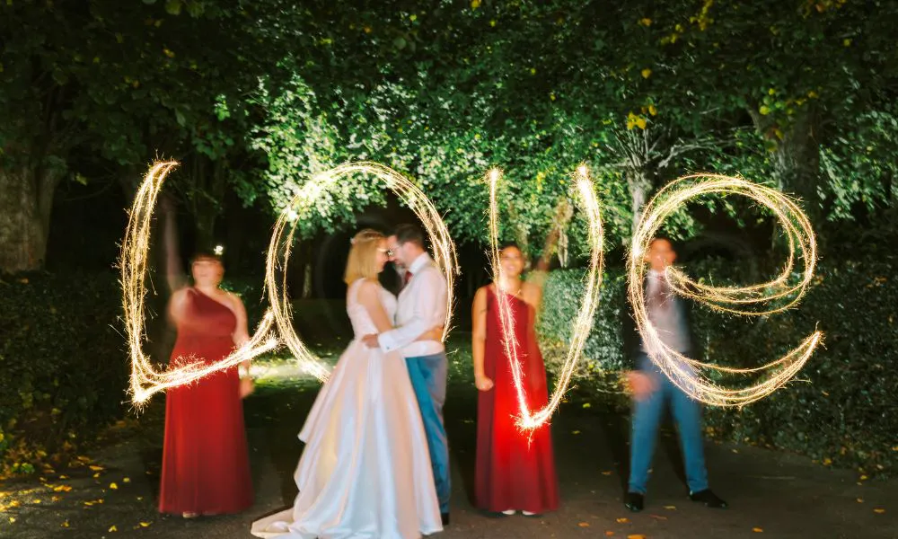 Wedding photo at Bourton Hall