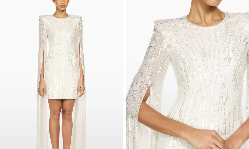 Short wedding dress