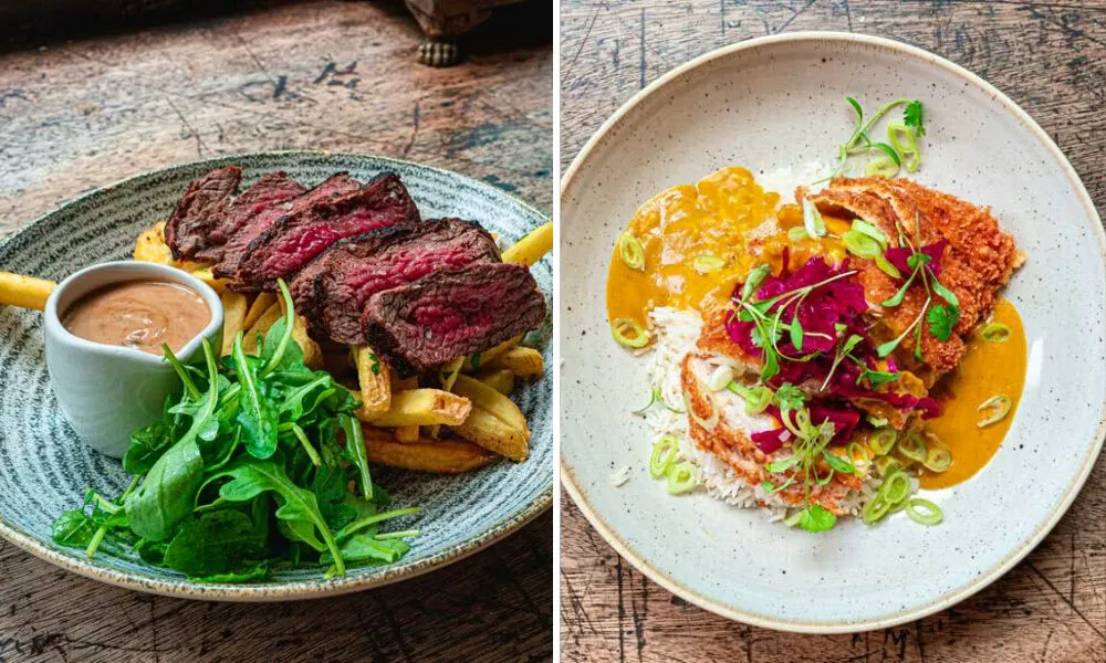 Steak and chips