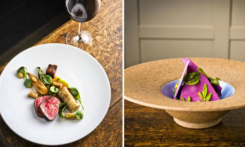 Vetch fine dining dishes