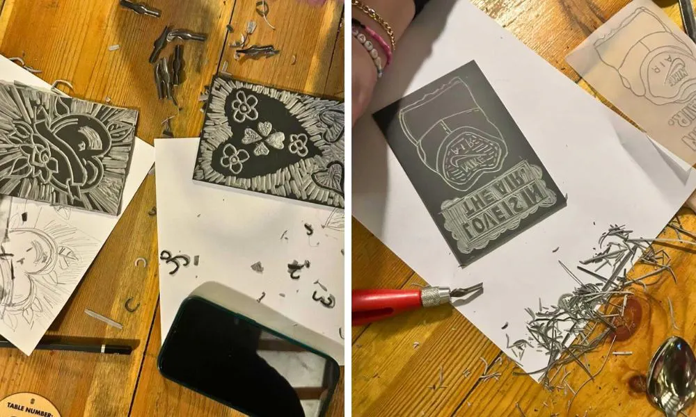 valentines day card crafting