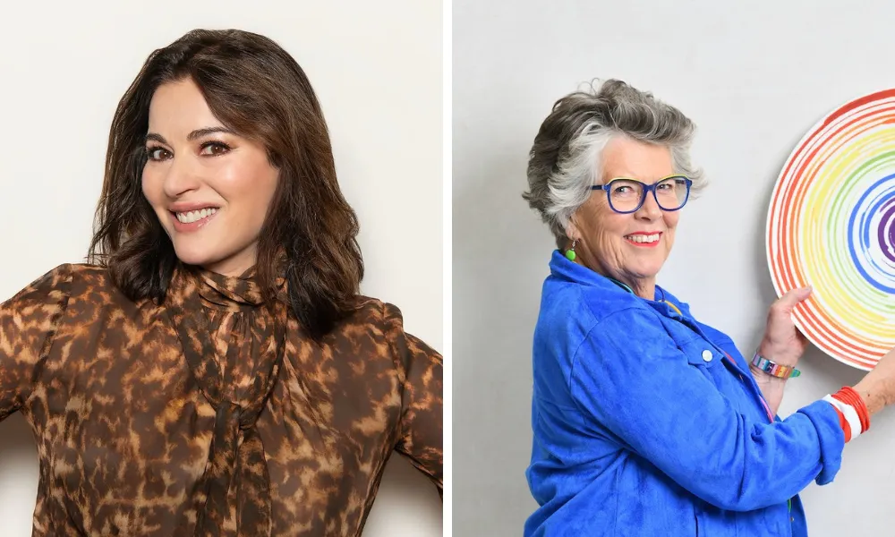 headshots of prue leith and nigella lawson