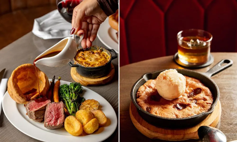 Gaucho sunday roast and cookie dessert