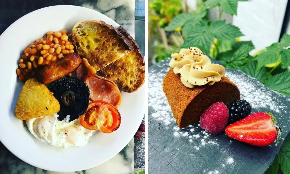 Full English and cake
