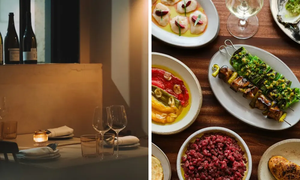 menu at luna wine bar