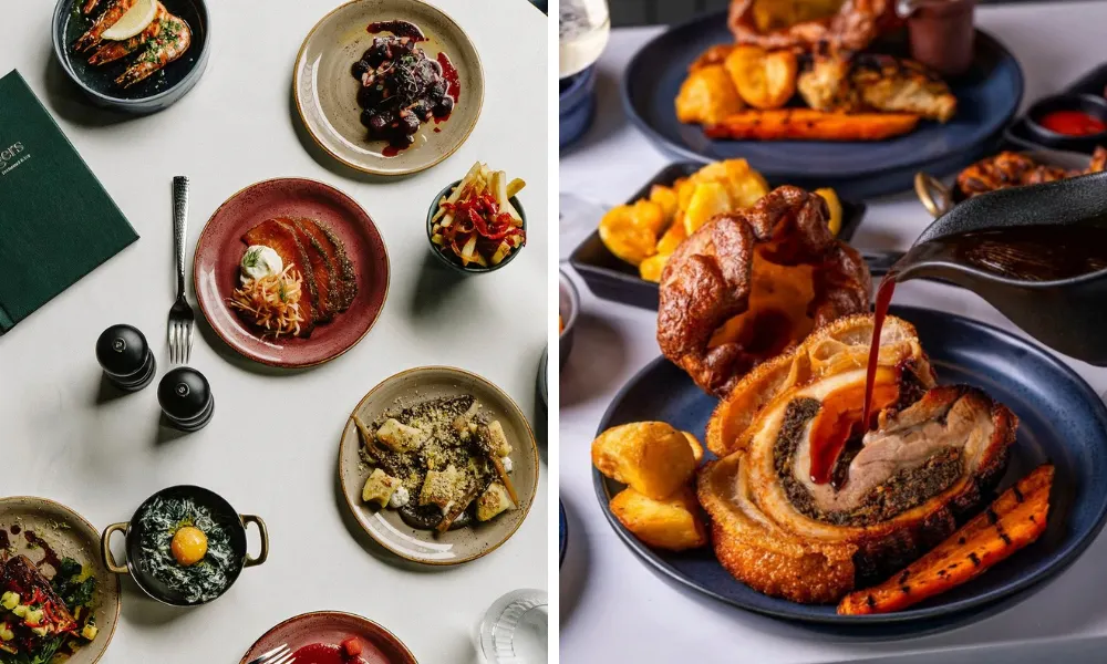 Sunday roast and small plates at voyagers 