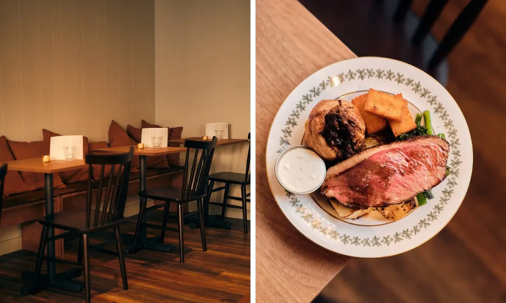 Ardfern dining room and sunday roast