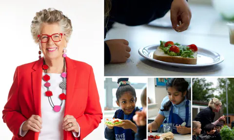 Cooking school founded by Dame Prue Leith is teaching kids how to cook for free