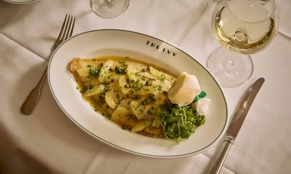 sole grenobloise at the ivy