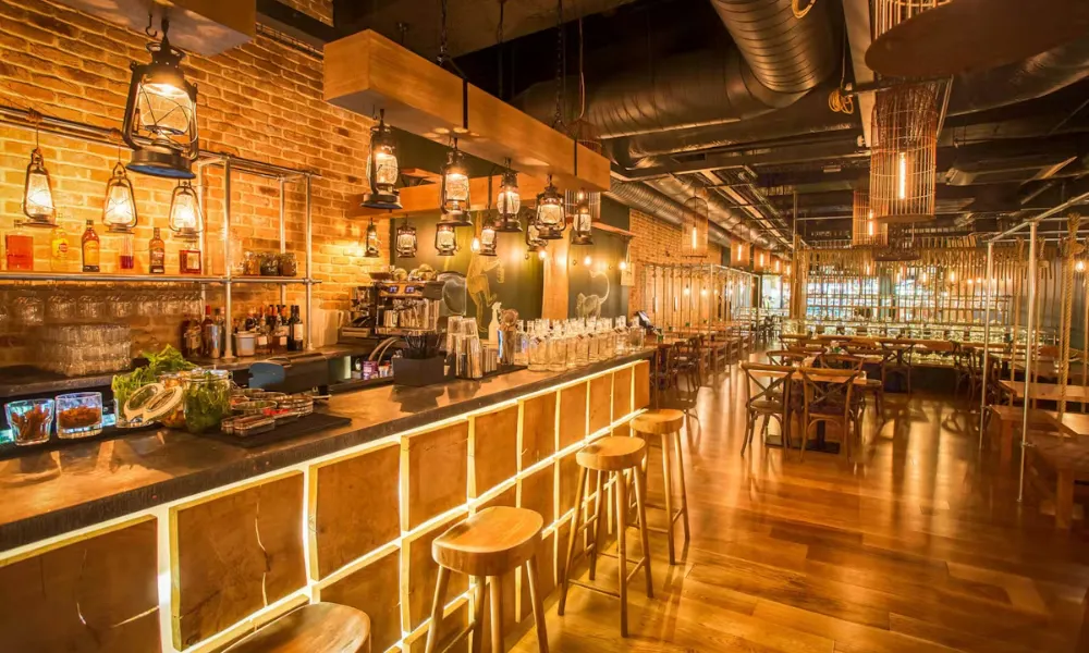 bar at mowgli birmingham