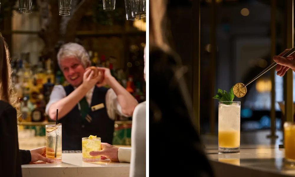 cocktails at midland champagne lounge