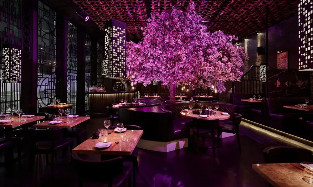tattu dining room foliage
