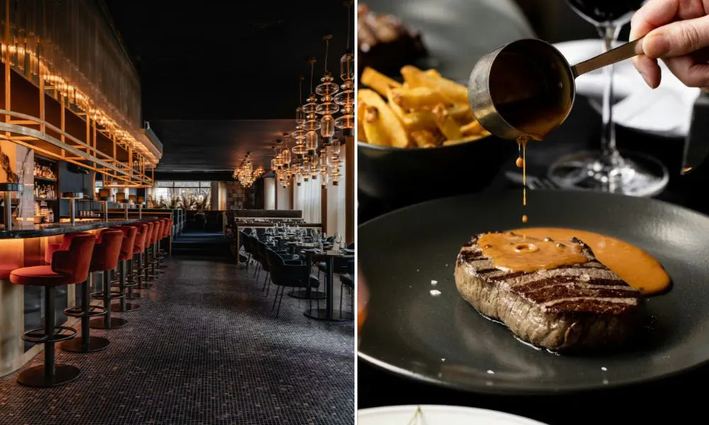 Glamorous bar at Gaucho