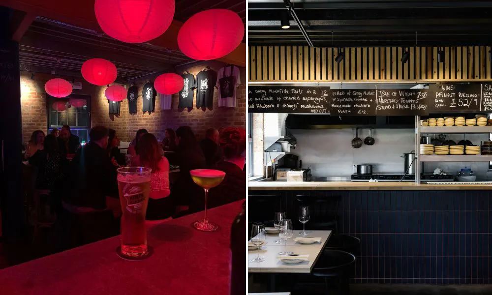 Izakaya style dining room