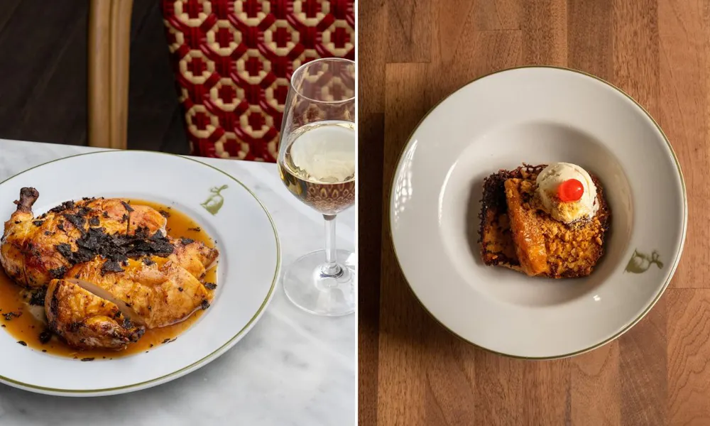 Dishes at Lapin