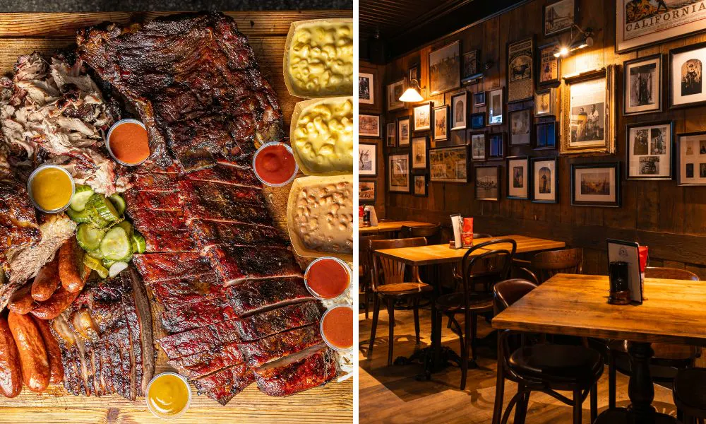 BBQ meat on a platter