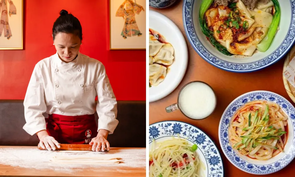 Handfulled noodles and dumplings at Master Wei