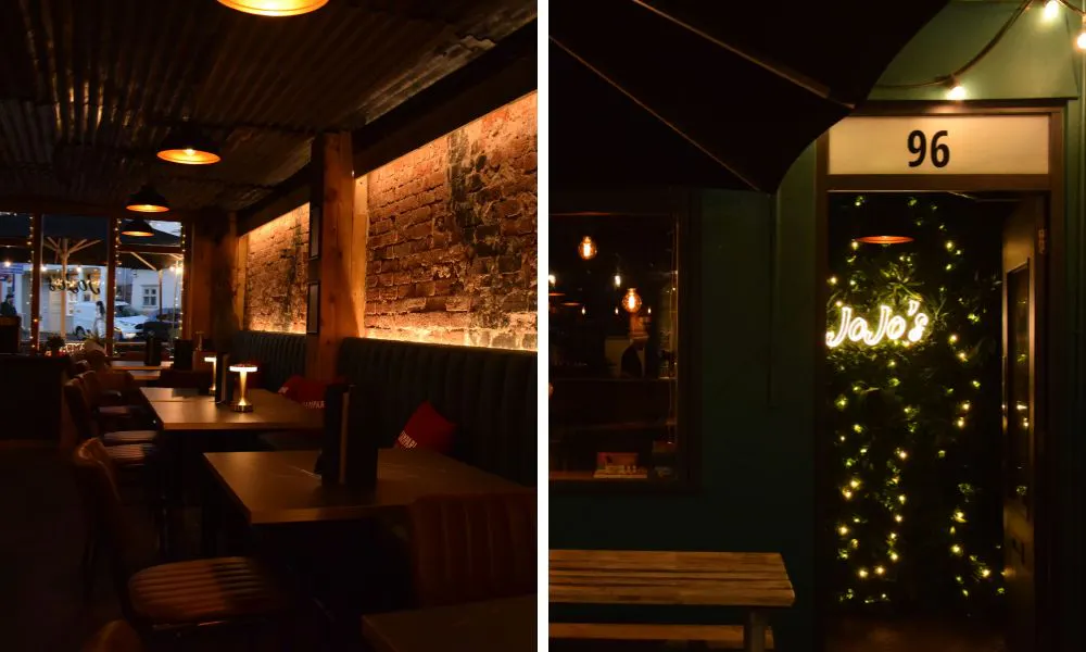 low-lit bar interiors 