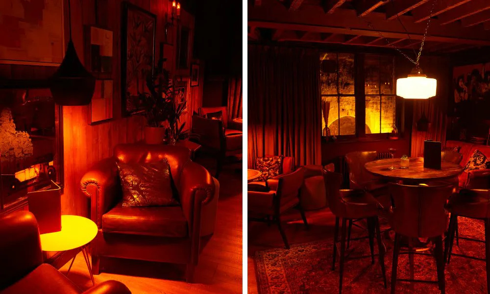 moody, low-lit bar interiors