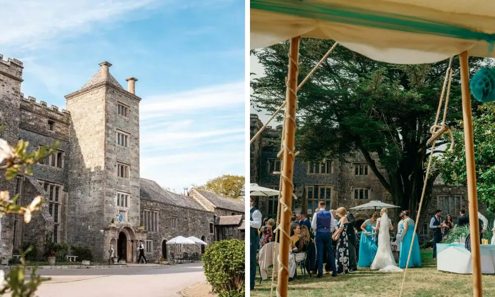 the historic exteriors and grounds of Boringdon Hall