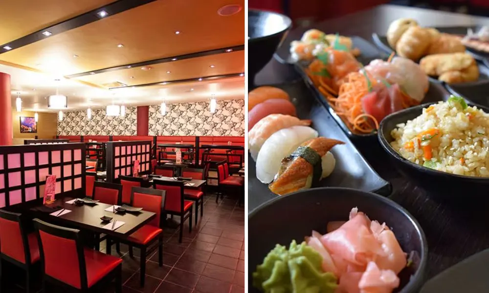 Kyoto dining room and sushi