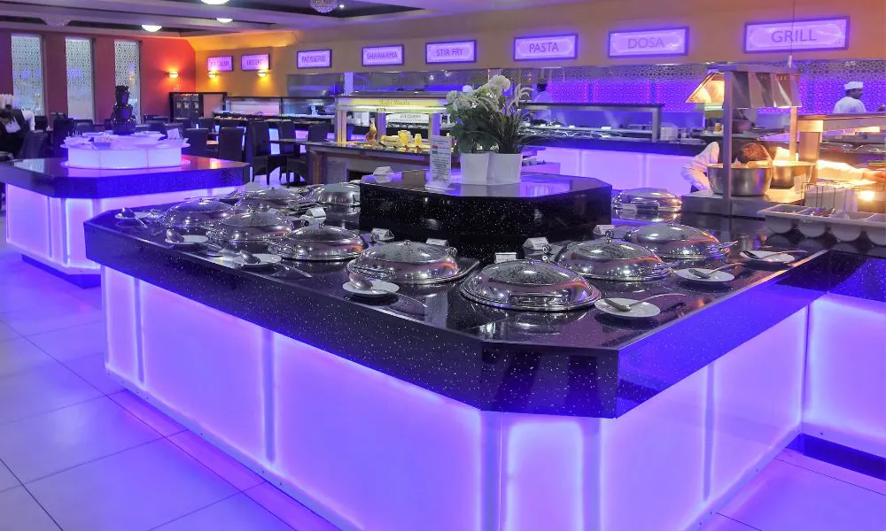 Shahi masala buffet station 