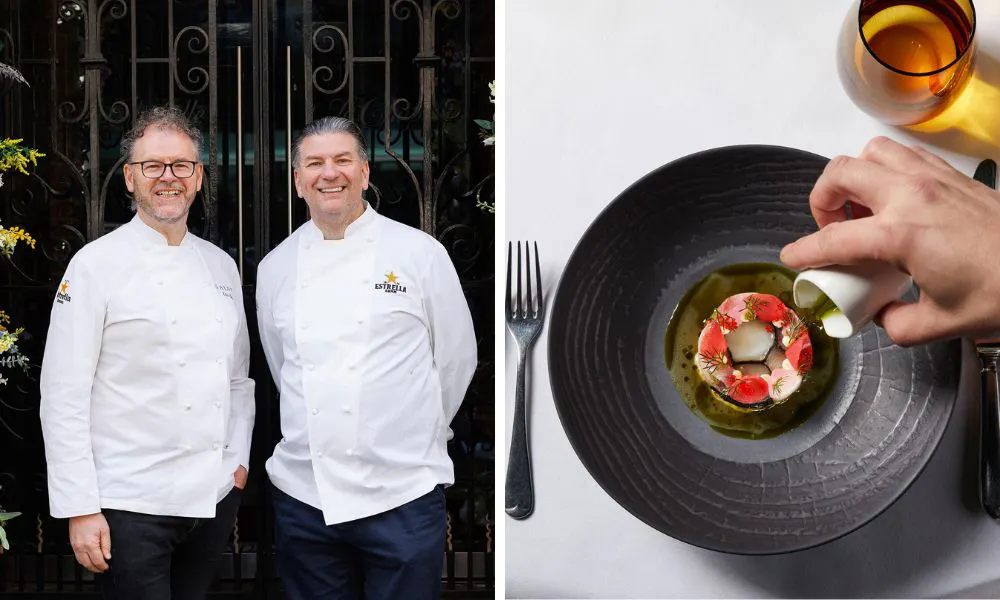 the galvin brothers and seafood with green oil