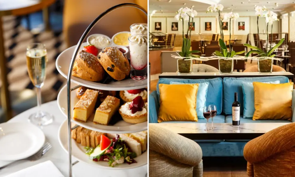 Afternoon tea stand and lounge