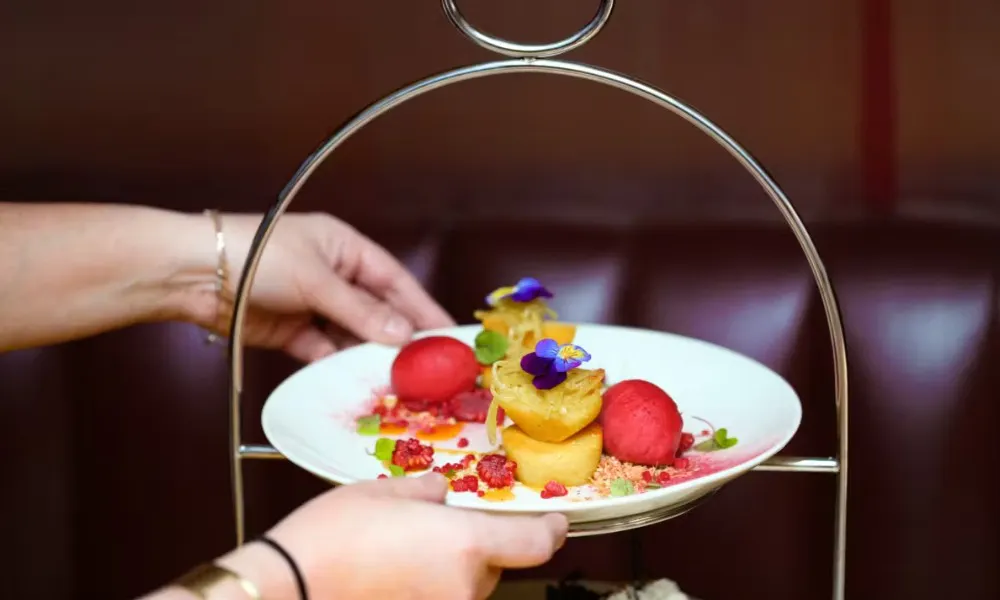 Vegetarian afternoon tea