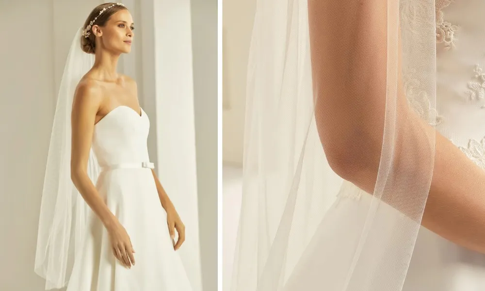 fingertip veil