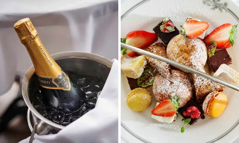 the manor elstree afternoon tea and chmpagne