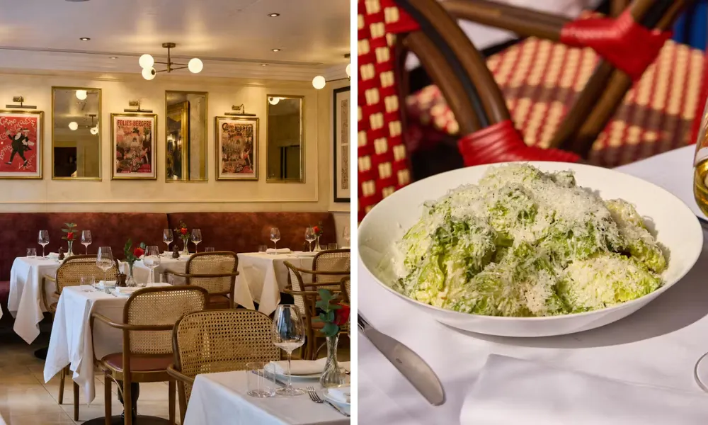 glam interiors at avi bistrot