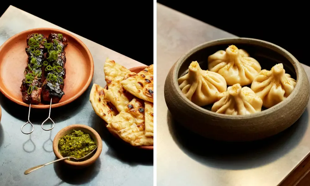 khinkali dumplings at dakadaka