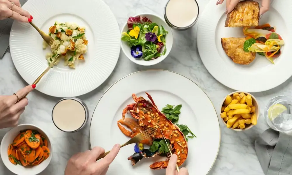 lunch dishes at gilroys loft