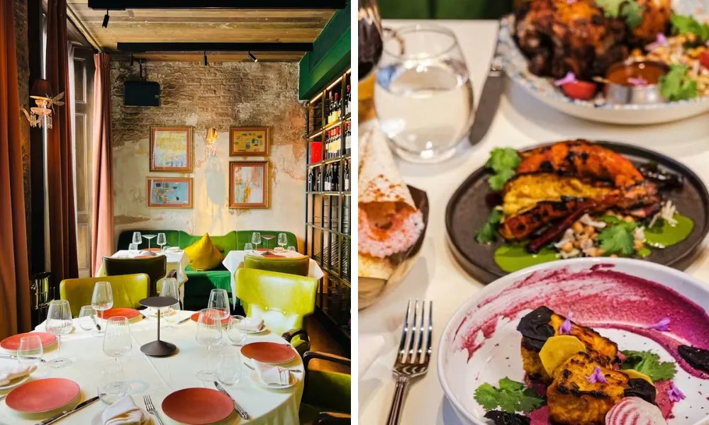vatavaran's colourful dining room